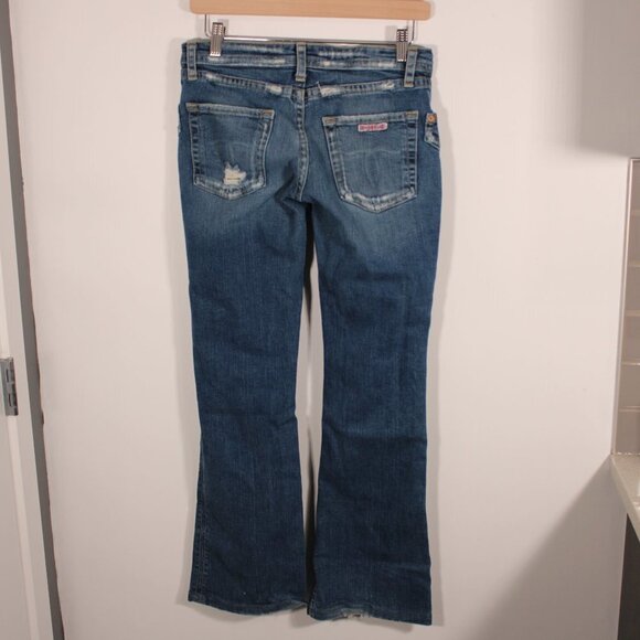 hudson low rise distressed bootcut - Picture 2 of 3
